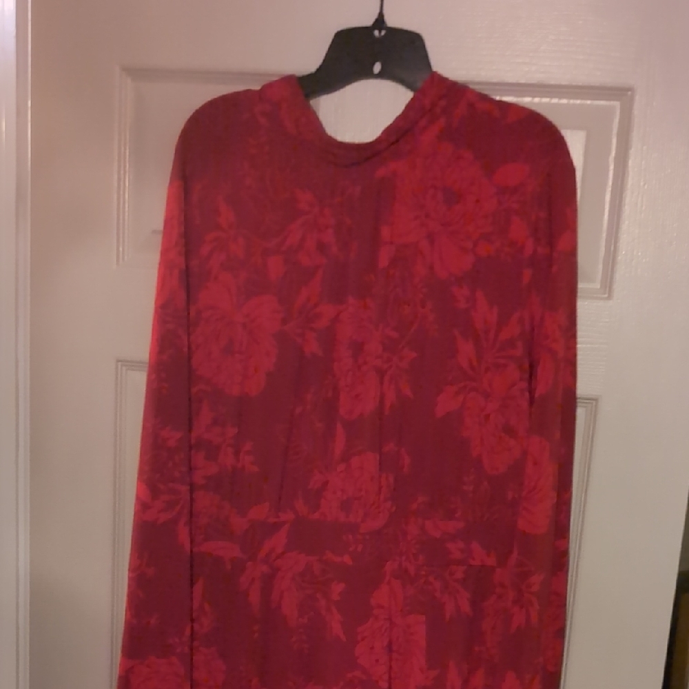 Lane Bryant Pink Patterned Dress